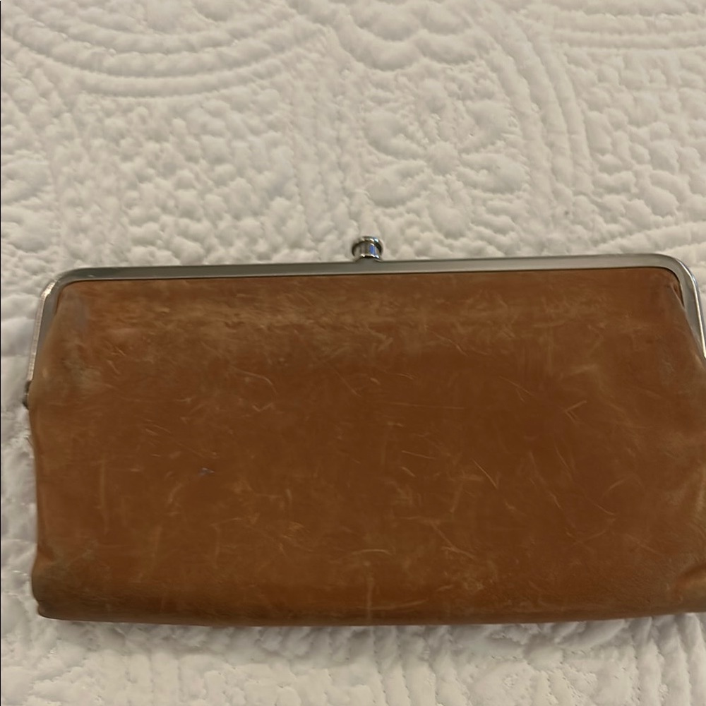 HOBO Brown Leather Wallet